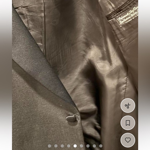 EUC Vintage Christain Dior Monsieur Elegant Black Jacket - Picture 5 of 15